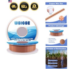 20 Gauge 100 FT 99.9 Soft Copper Wire, 0.8mm Diameter Craft Copper Wire for ...