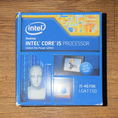 Intel Core i5-4670K 3.4GHz 4-Core LGA1150 Desktop BX80646I54670K. Heatsink Fan