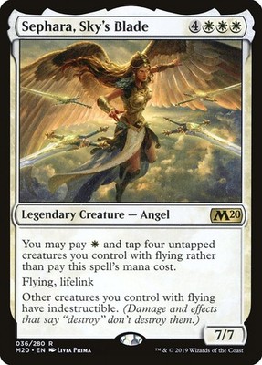 MTG Magic the Gathering Sephara, Sky's Blade (36/358) Core Set 2020 LP