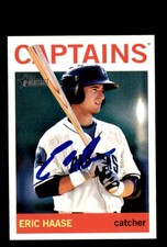 Signed Baseball Card Auto Eric Haase 2013 Topps Heritage Minor League #110