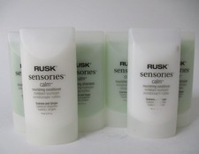 Rusk Calm Shampoo  Conditioner 2.5 oz each Travel Pack of 6 bottles 