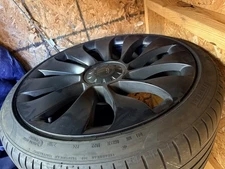 OEM Tesla 21" Uberturbine Wheels, Tires, TPMS, Model Y Performance,  set of 4