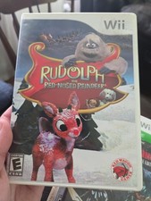 Rudolph the Red-Nosed Reindeer Game (Nintendo Wii, 2010) CIB Tested Working
