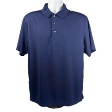 Ben Hogan Performance Polo Shirt Men's Large Athletic Golf Short Sleeve Blue
