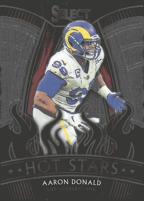 2020 Panini Select #HS6 Aaron Donald Hot Stars