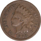 1908-S 1c Indian Head Cent ~ Better date - Fine +