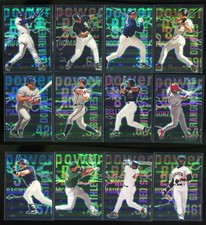 1997 FLEER ULTRA POWER PLUS COMPLETE INSERT SET #1-12  SERIES 2 KEN GRIFFEY JR