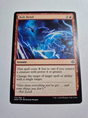 Magic the Gathering MTG - Bolt Bend - War of the Spark WAR - NM