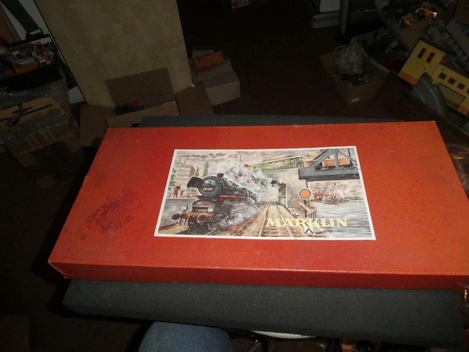 Märklin H0 FM 829/3 Personen Zug - Set mit Dampf-Lok mit Tender 60ies Top - Bild 2 von 3