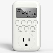 BN-LINK Digital Timer Outlet, 7 Day Heavy Duty