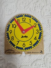 1 Judy Mini Clock Wood 209041 Teaching Homeschooling Telling Time Educational