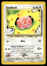 Snubbull 55/64 WOTC Neo Revelation Common Pokemon Card - LP