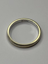 18ct Solid White Gold Engagement Ladies Ring Size K 1/2 2.4g