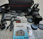 Canon EOS 400D 10.1MP Digital SLR Camera -Black, with EF-S 18-55mm Lens & Bag