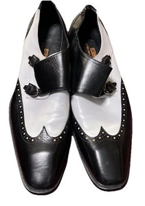 Steven‎ Land Monk Strap Shoes Mens 7.5 Colorblock Buckle Pointed Toe Brown Green Steven Land Shoes | eBay main image 4