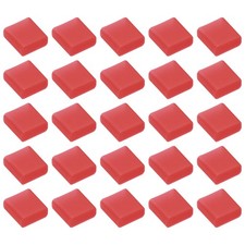 40 Pcs USB Male Port Silicone Protectors Anti Dust Cap Cover Red
