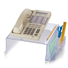 Telephone Stand, Laptop Stand, Clear Plastic Computer Riser, Laptops Elevator