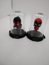Marvel Deadpool mini Figures Authentic 3" Zag Toys Domez Dome Display Superhero 
