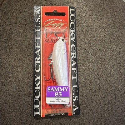 Vintage LUCKY CRAFT Sammy 85 (7/16oz) 3 1/4'' Walking Topwater Glass Rattles!!!