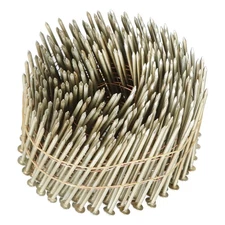 3600Pcs Ring Shank Galvanized Siding Nail 2-1/2” × .09” 15 Degree Wire Coil New