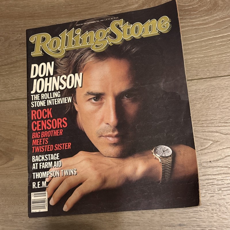 Rolling Stone Magazine #460 Don Johnson