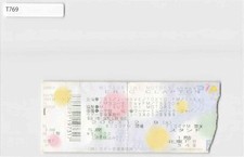 Eric Clapton Japan Tour 2003 Budokan Concert Ticket Stub T7698a6