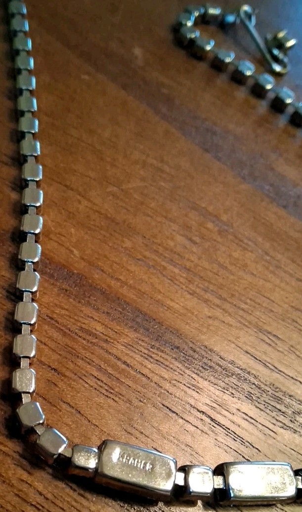 Vintage Signed "KRAMER" Statement Crystal Rhinest… - image 9