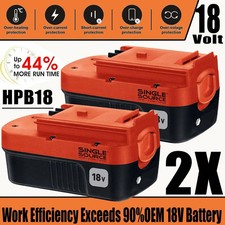 2-Pack 18V for Black and Decker HPB18 18 Volt 4.5Ah Battery HPB18-OPE 244760-00