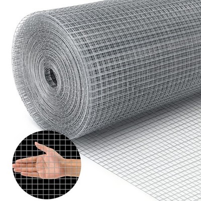 Land Guard 19 Gauge Hardware Cloth, 1/2 inch 1/2inch 16inch×50ft, Galvanized 