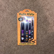 Hello Kitty Halloween makeup brush set of 4 NEW