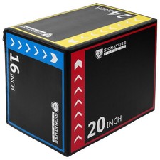 BalanceFrom 3-in-1 Foam Plyometric Jump Box, Workout Platform Open Box 