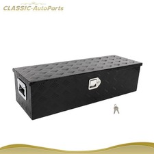 39x13x10 Pickup Truck Trunk Bed Tool Box Trailer Storagelock Aluminum Black