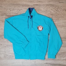 Vintage California Imperial Made In USA Mighty Southeast Full Zip Windbreaker S