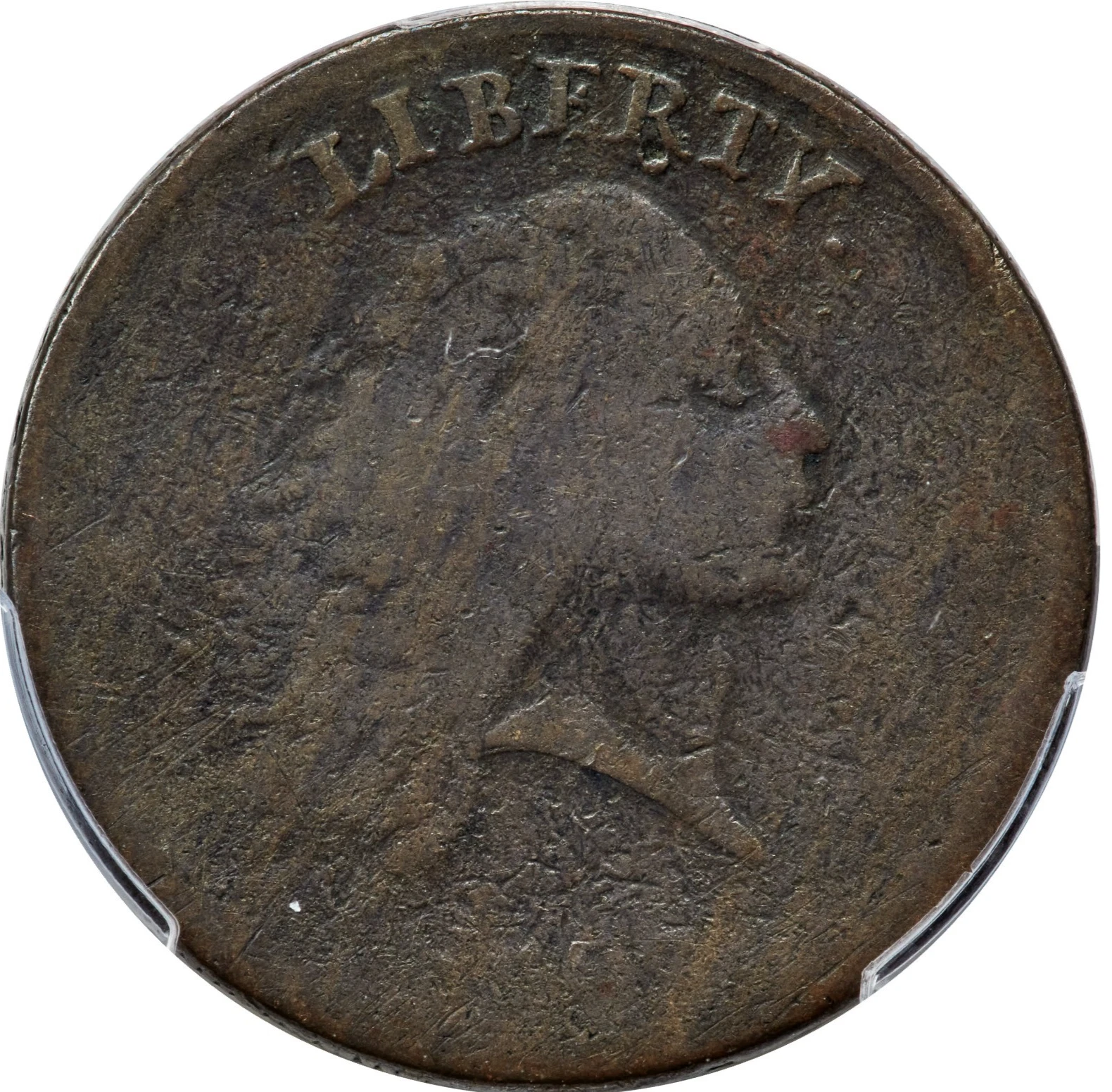 1793 CHAIN LARGE CENT PCGS GOOD DETAILS BENT S-4, B-5 R-3 CHAIN! CORROSION FREE