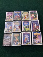 McDonalds 90s Walt Disney Masterpiece Collection Happy Meal VHS Toys Lot Of 12 