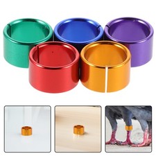 10 Pcs Poultry Identification Leg Bands Bird Ring Foot Aluminum for Birds