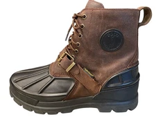Polo Ralph Lauren Oslo High BT WP Waterproof Leather 11721-D22 Men's 15D Boots