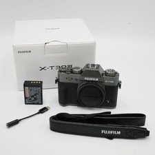 FUJIFILM X-T30 III Mirrorless Camera (Charcoal Silver) *OPEN BOX*