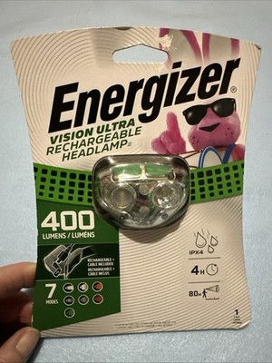 Energizer Vision Ultra HD Rechargeable LED Headlamp  400-Lumen 7-Modes