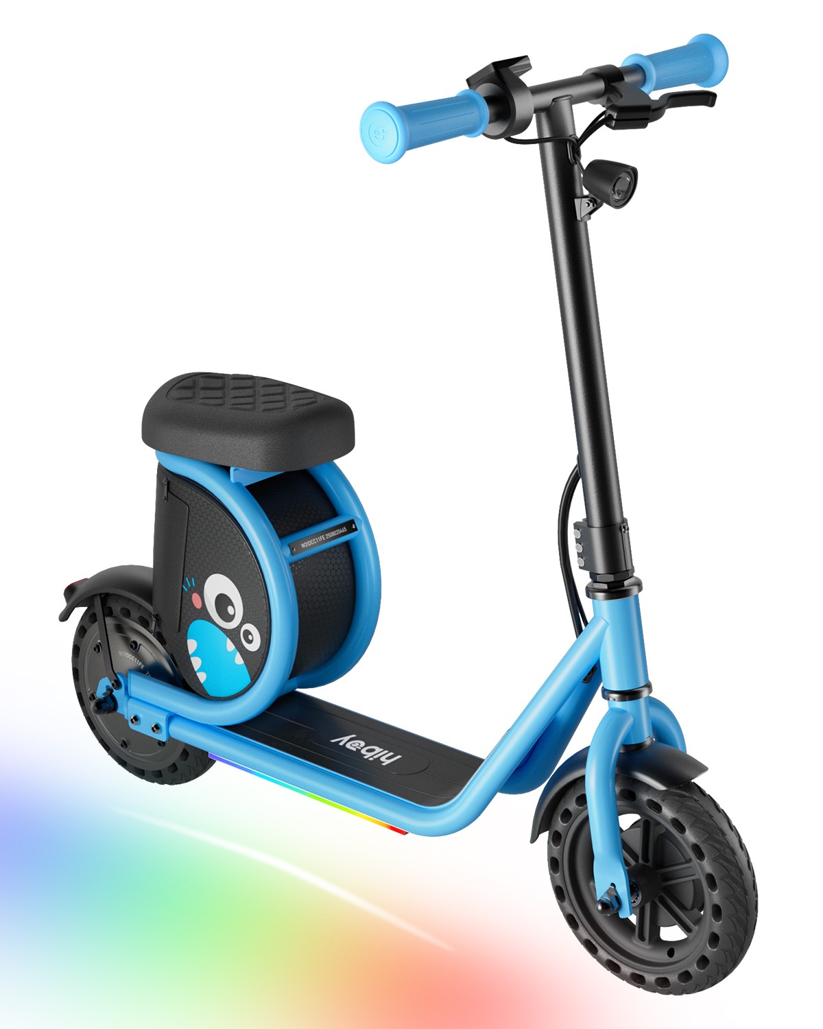 Hiboy Kids Electric Scooter Age 4-10 LED Lights 100W Motor Under-Seat Storage