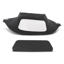 Convertible Soft Top Plastic Window Black Fit For 1990-2005 Mazda Miata