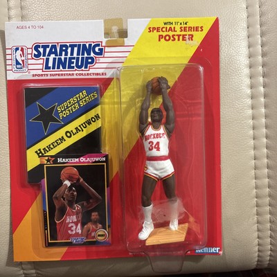 Starting Lineup Basketball (1992) Hakeem Olajuwon Figure Kenner Original Package