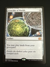 Crucible of Worlds Double Masters 2022 Magic: The Gathering Card