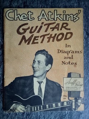 *1ST EDITION* Chet Atkins Guitar Methods Guitar Tabs Sheet Music
