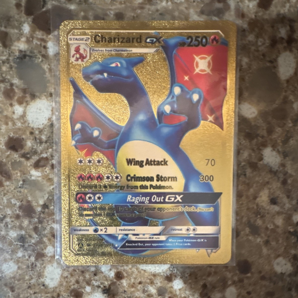 The Pokémon Company Charizard GX Full Art Holo Shiny Rare Hidden