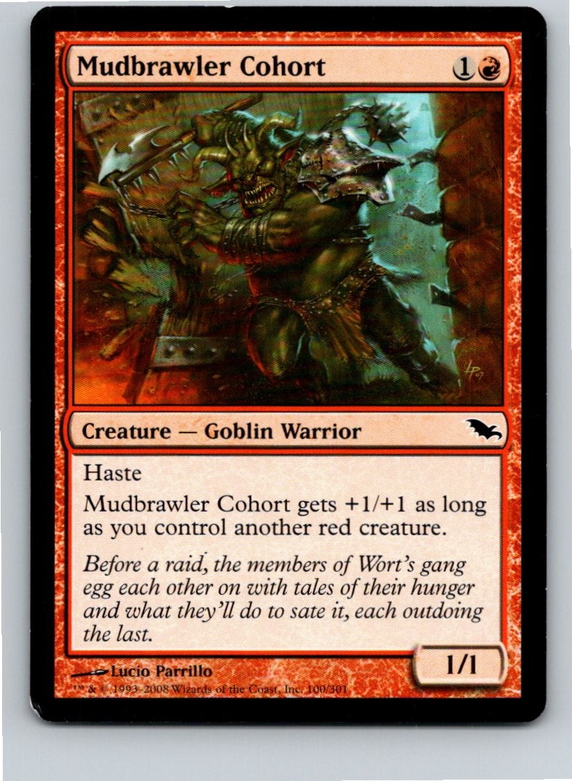 Magic the Gathering Mudbrawler Cohort Shadowmoor MTG Free Shipping!