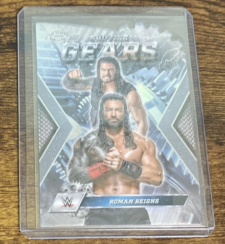 Roman Reigns #SG-RN 2025 Topps Chrome WWE Shifting Gears card