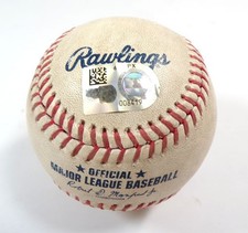 Braves @ Rockies Game-Used Baseball 8-10-24 Whit Merrifield/Anthony Molina