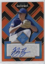 2023 Wild Card Mania Square Orange Lazers /50 Maddux Bruns #AM-SQ46 Auto 2y0