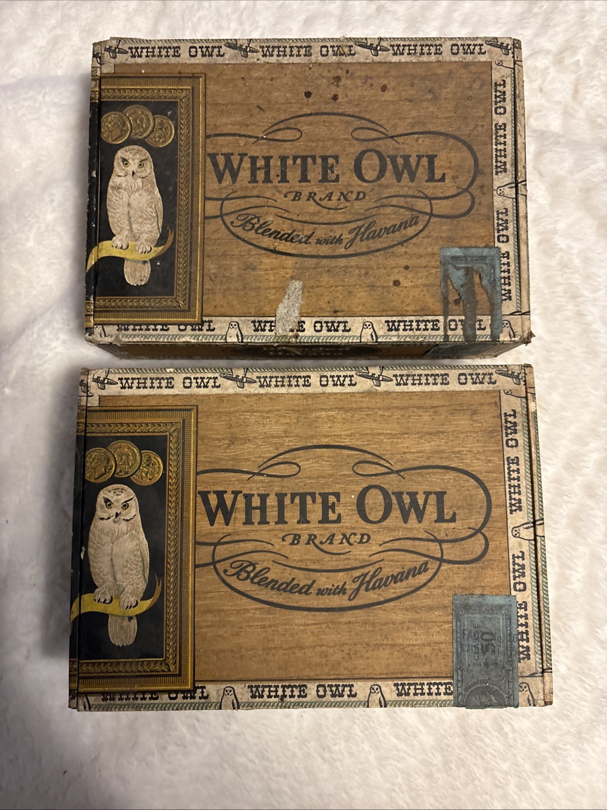 Vintage White Owl Cigar Box 10 Cent General Cigar Co. (Empty)